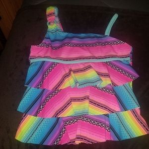 Justice girls bathing suit top